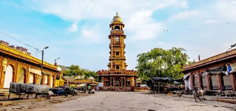 Clock Tower Market in jodhpur
